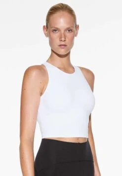 Oysho Compressive Tank- Top - White