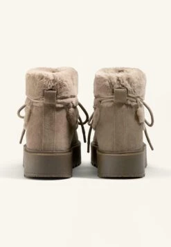Oysho LACE-UP - Stivali Da Neve - Light Brown -Oysho Negozio 046351fbce03416e8ac0ff74a5b50cf3