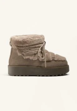 Oysho LACE-UP - Stivali Da Neve - Light Brown -Oysho Negozio 065f0a432def46ae94a1d08daf477805