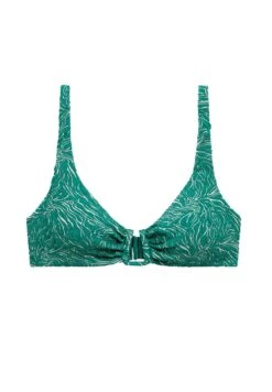 Oysho U-Neck Halter - Bikini Pezzo Sopra - Mottled Turquoise -Oysho Negozio 07fe461f28af40129c3bd543b1f5754b
