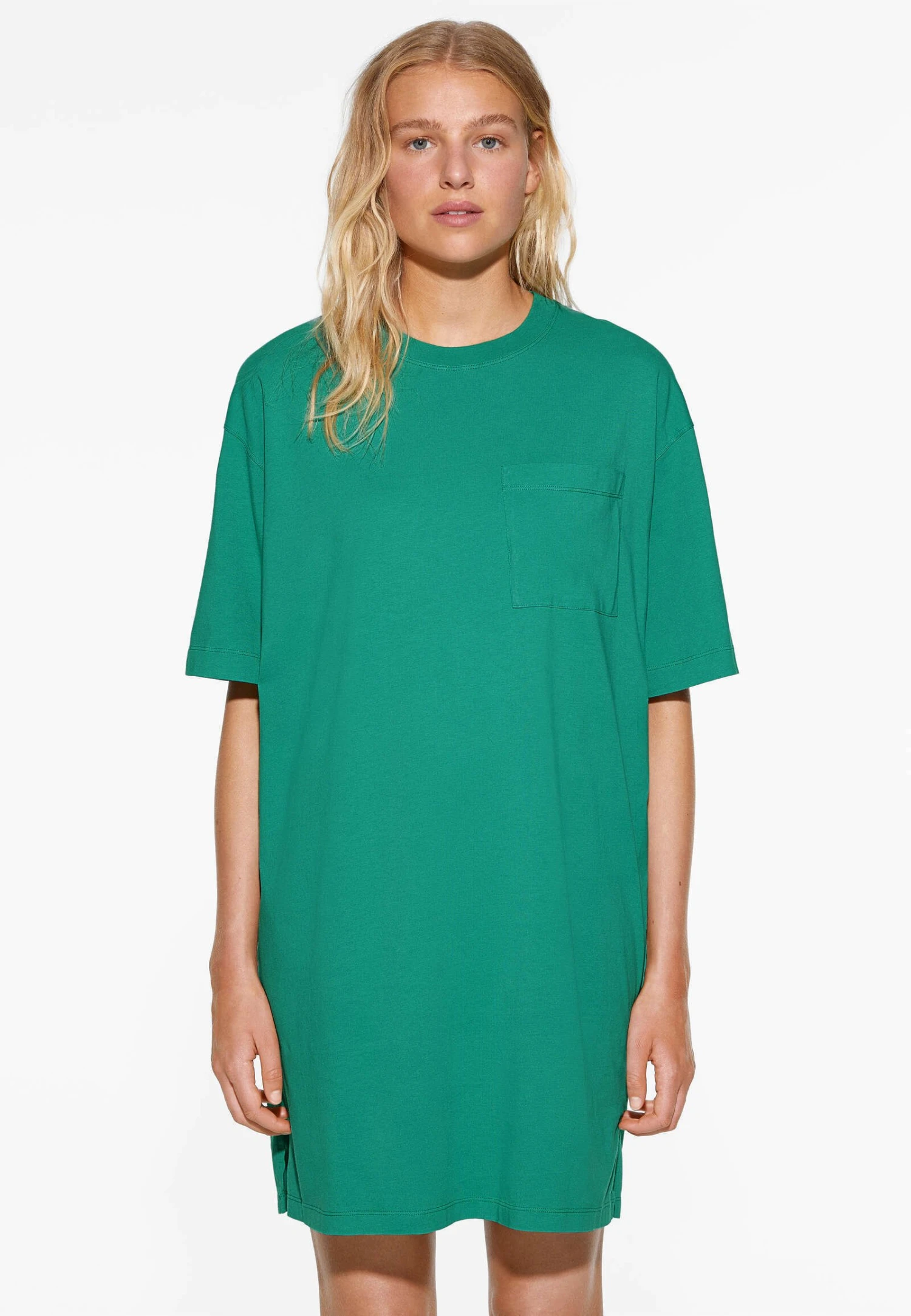 Oysho LongT-Shirt BasicGreen Donna T-shirt E Top OY121D077-M11 3 Oysho LongT-Shirt BasicGreen Donna T-shirt E Top OY121D077-M11