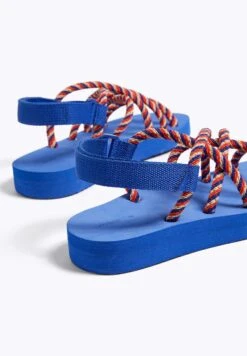 Oysho Cord - Sandali - Blue -Oysho Negozio 0a43261790d54918a2fdba2e0ddca60f