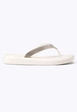Oysho Jewel Beach - Infradito - White -Oysho Negozio 10a3ce8797f9486f88d748ad0545bb86