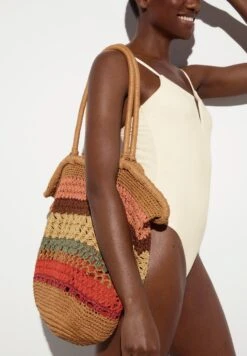 Oysho Open Weave BasketShopping BagMulti Coloured Donna Borse OY151H09X-T11