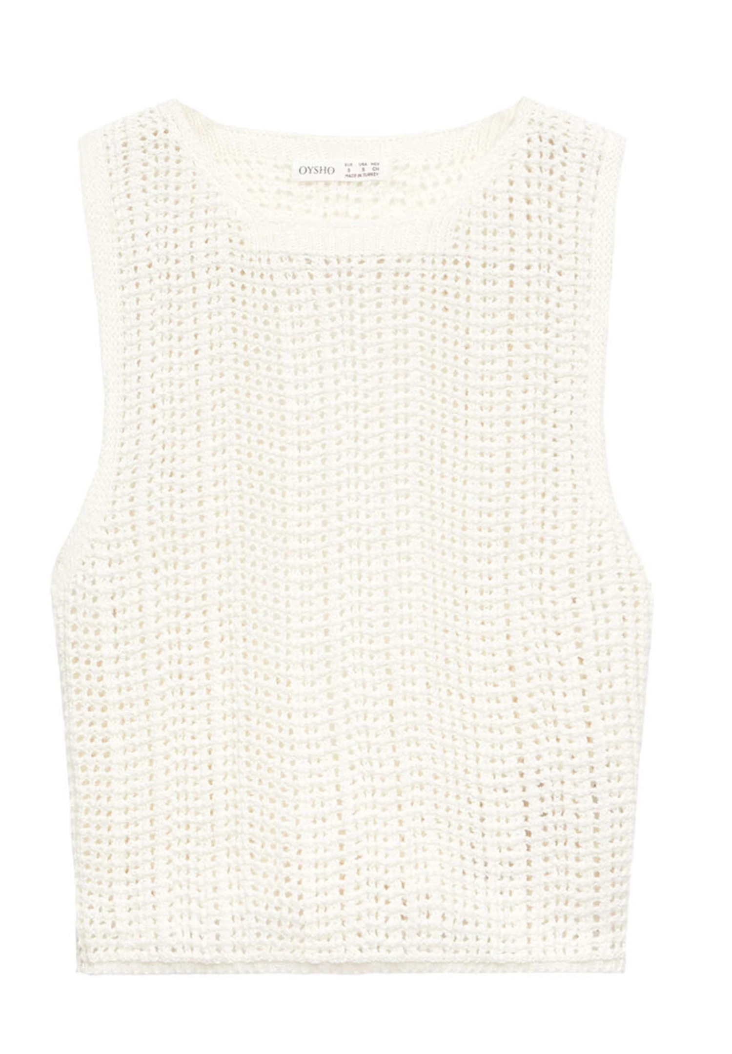 Oysho Cropped CrochetTopOff White Donna T-shirt E Top OY121I07E-A11 9 Oysho Cropped CrochetTopOff White Donna T-shirt E Top OY121I07E-A11 - immagine 7