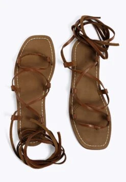 Oysho Roman - Sandali Con Cinturino - Brown -Oysho Negozio 1f8348fca4f24a16ad2f7e736ce6f392