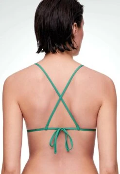 Oysho Beaded TriangleBikini Pezzo SopraGreen Donna Moda Mare OY181J0BZ-M11 -Oysho Negozio 201d97f8059f40548a9f23729cac8f78