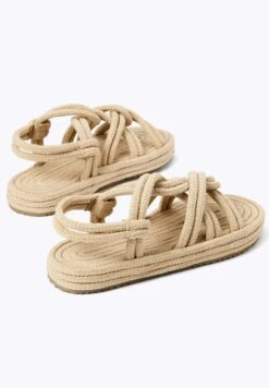 Oysho Rope- Sandali Con Plateau - Beige -Oysho Negozio 21c2cae45356465cb92a32e9931b25ab