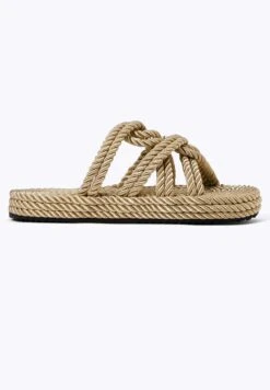 Oysho Rope - Ciabattine - Gold Coloured -Oysho Negozio 2636cb850cca41418b5c9839aadb0548