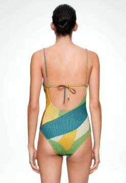 Oysho Shiny Triangle - Costume Da Bagno - Green -Oysho Negozio 2747578d53994ee6b779c710e2d78901