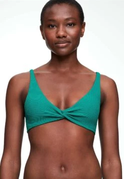 Oysho Halter TwistBikini Pezzo SopraTurquoise Donna Moda Mare OY181J0CK-L11