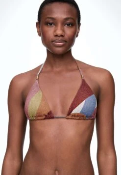 Oysho Sparkly JacquardBikini Pezzo SopraPink Donna Moda Mare OY181A0UV-J11
