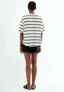 Oysho StripeT-Shirt Con StampaBlack Donna T-shirt E Top OY121D06W-Q11 -Oysho Negozio 2e3a33738d844b4cb5a4785fe93dab3d