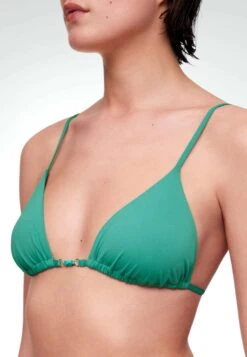 Oysho Beaded TriangleBikini Pezzo SopraGreen Donna Moda Mare OY181J0BZ-M11 -Oysho Negozio 3577dcf7594548fca99e6dccf3284ca9