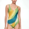 Oysho Shiny Triangle - Costume Da Bagno - Green -Oysho Negozio 35fd4980158044e0ab00cbb0e4ab6a2f