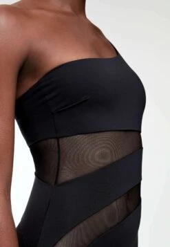 Oysho Sheer Panel AsymmetricCostume Da BagnoBlack Donna Moda Mare OY181G07P-Q11 -Oysho Negozio 45917c1bbaa841388239b5163d7caef3