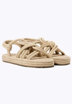 Oysho Rope- Sandali Con Plateau - Beige -Oysho Negozio 48cb7f86b1264c73a51ab09b6dad6c5d