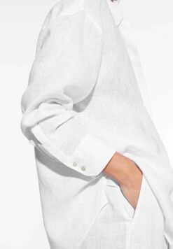 Oysho GinghamLong-Sleeved - Camicia - White -Oysho Negozio 5a4f747f62a047eeb6168df0ae5c2893