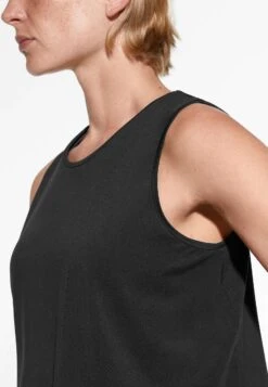 Oysho Cropped Microperforated Technical Sleeveless TopBlack Donna T-shirt E Top OY141D097-Q11 -Oysho Negozio 5fe1bbc53a7c4f558c4bb231b8d33538