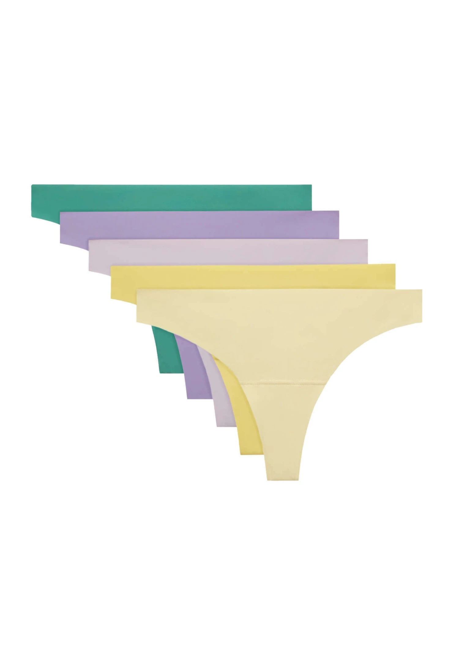 Oysho Pack Of 5 Laser-Cut- Perizoma - Yellow 8 Oysho Pack Of 5 Laser-Cut- Perizoma - Yellow - immagine 6