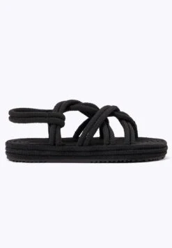 Oysho Rope- Sandali Con Plateau - Black -Oysho Negozio 62bb90fa962740b68446ea6ee1f5b10f