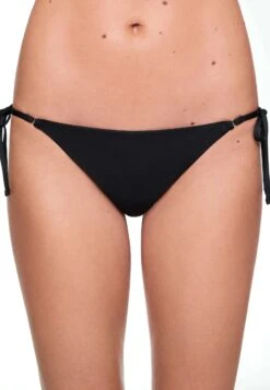 Oysho Mid-Rise With TiesBikini Pezzo SottoBlack Donna Moda Mare OY181I0N9-Q11
