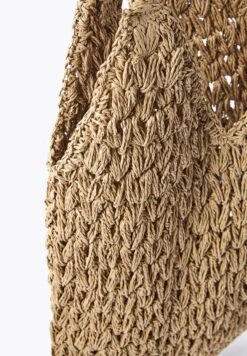 Oysho Open WeaveShopping BagBeige Donna Borse OY151H09A-B11 -Oysho Negozio 68a35e73d3614004a94acf9b08a4bc84