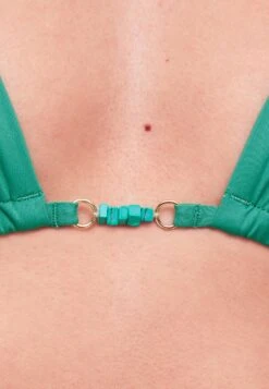 Oysho Beaded TriangleBikini Pezzo SopraGreen Donna Moda Mare OY181J0BZ-M11 -Oysho Negozio 6a74153ec413402982fe6e22c2ca1493