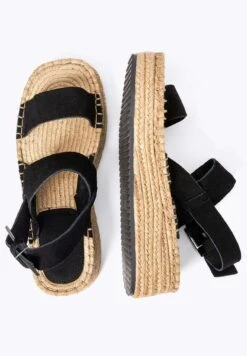 Oysho Sandali Con ZeppaBlack Donna Sandali OY111A0BV-Q11 -Oysho Negozio 6d49645065be4bfdb09a3470bcd3feb3