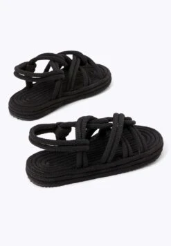 Oysho Rope- Sandali Con Plateau - Black -Oysho Negozio 6fbcaceaa8a14be7b0745788b1d447dd