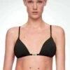 Oysho Beaded TriangleBikini Pezzo SopraBlack Donna Moda Mare OY181J0BZ-Q11