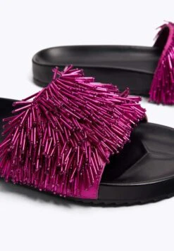 Oysho Appliqué Slides 11272280CiabattinePurple Donna Ciabatte E Zoccoli OY111A0CF-I11 -Oysho Negozio 7c6abf2df73b4ce9a3424bcc497158a1