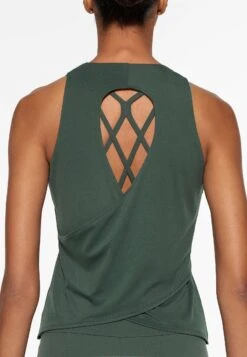 Oysho Cross Back TopKhaki Donna T-shirt E Top OY141D09E-N11 -Oysho Negozio 80cd1c23cbd840d49e007deef387f646