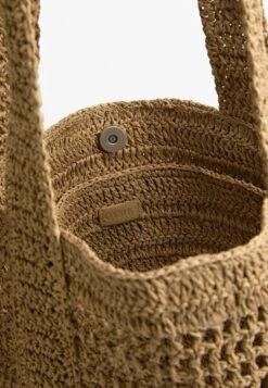 Oysho OPEN-WEAVE SHOPPER - Shopping Bag - Beige -Oysho Negozio 81d6af4ffea54e78ac202b5584e7efe4