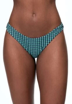 Oysho Gingham U-Cut Mid-Rise - Bikini Pezzo Sotto - Blue -Oysho Negozio 893f4abcc5db4dae9288612c070d0a3a