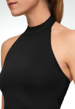 Oysho Open Back Comfortlux Halter - Top - Black -Oysho Negozio 8c77e4efa51748a9bfda724eb152b3c9