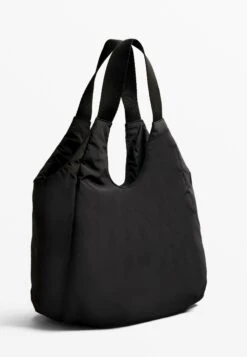 Oysho SHOPPER WITH CONTRASTING HANDLE - Shopping Bag - Black -Oysho Negozio 91350a91f57944fcbe67e48cc4363cb0