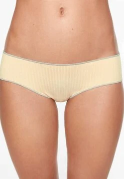 Oysho 3 Contrast Comfort Cheeky - Slip - Light Yellow
