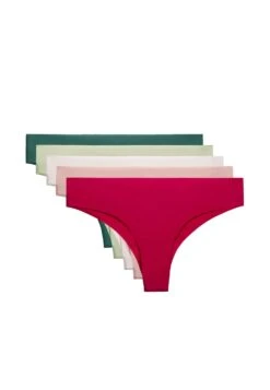 Oysho 5 Laser-Cut Cheeky - Slip - Red -Oysho Negozio 92d9d346d1f848369ea9959449ecb811
