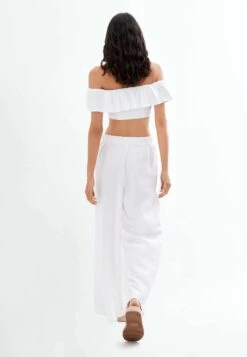 Oysho Off-Shoulder CamicettaWhite Donna Camicie E Bluse OY121E06R-A11 -Oysho Negozio a6ae453c958c42688d8219383dfd503c