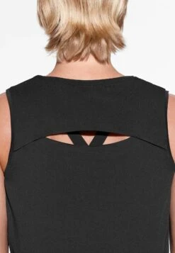 Oysho Cropped Microperforated Technical Sleeveless TopBlack Donna T-shirt E Top OY141D097-Q11 -Oysho Negozio b45fbb7b7db740bd8a697c99af0291d7