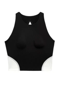 Oysho Compressive Blocks TankTopBlack Donna T-shirt E Top OY141D09G-Q11 -Oysho Negozio b4848b8acb4a477c8e0c8d7fd36ca70b