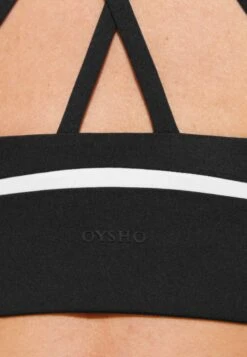 Oysho Medium-Support Sports - Bustino - Black -Oysho Negozio b516be2c24c042fcaf63f9dd76e5320c