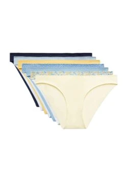 Oysho 7 Printed And Textured Classic- Slip - Royal Blue -Oysho Negozio b71582cb07b047218e13f3a008004285