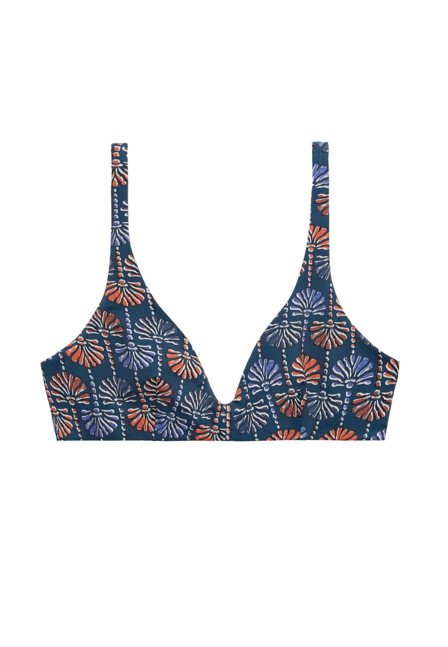 Oysho Palm Tree - Bikini Pezzo Sopra - Blue 8 Oysho Palm Tree - Bikini Pezzo Sopra - Blue - immagine 6