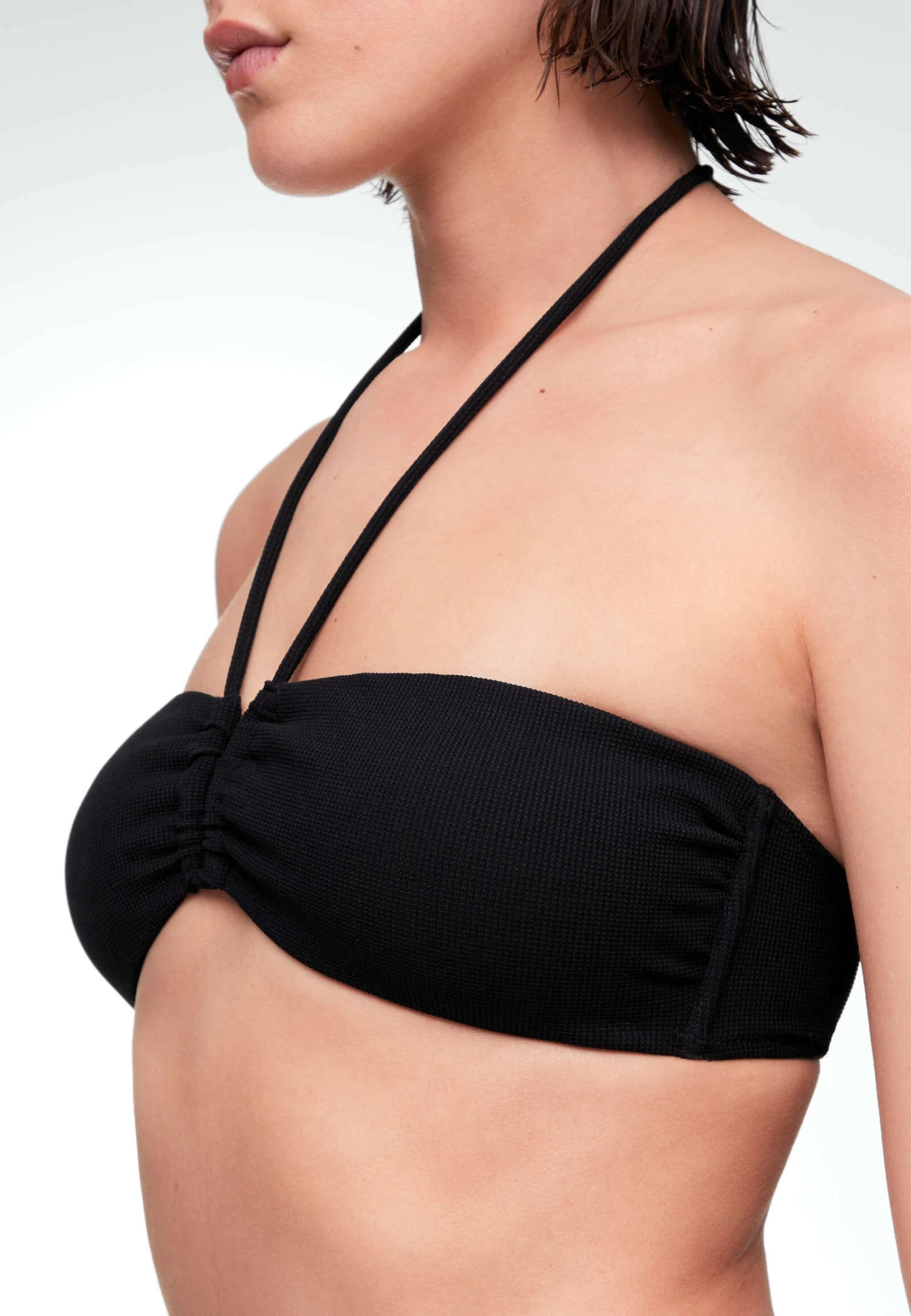 Oysho U-Cut Bandeau - Bikini Pezzo Sopra - Black 6 Oysho U-Cut Bandeau - Bikini Pezzo Sopra - Black - immagine 4