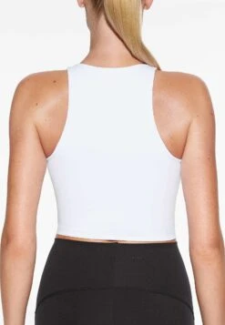 Oysho Compressive Tank- Top - White -Oysho Negozio d164720659654719a03452daf0746414