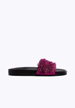Oysho Appliqué Slides 11272280CiabattinePurple Donna Ciabatte E Zoccoli OY111A0CF-I11 -Oysho Negozio d2b31d8958a64427add3910831f89b35
