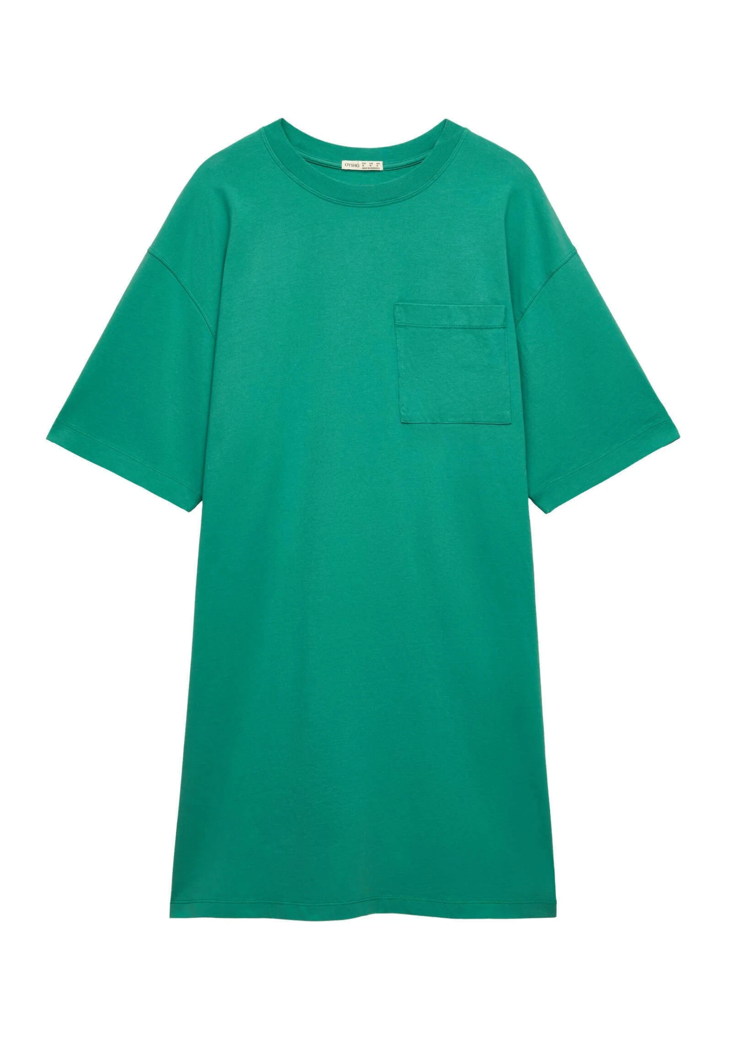 Oysho LongT-Shirt BasicGreen Donna T-shirt E Top OY121D077-M11 8 Oysho LongT-Shirt BasicGreen Donna T-shirt E Top OY121D077-M11 - immagine 6