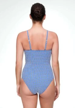 Oysho Ditsy Geometric U-Notch NecklineCostume Da BagnoBlue Donna Moda Mare OY181G08J-K11 -Oysho Negozio da9dfa1e3cfc4a0197366847a20754a0